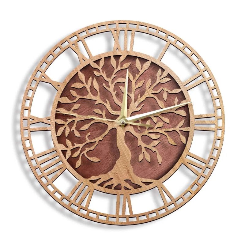 Reloj De Pared Arbol De La Vida 4