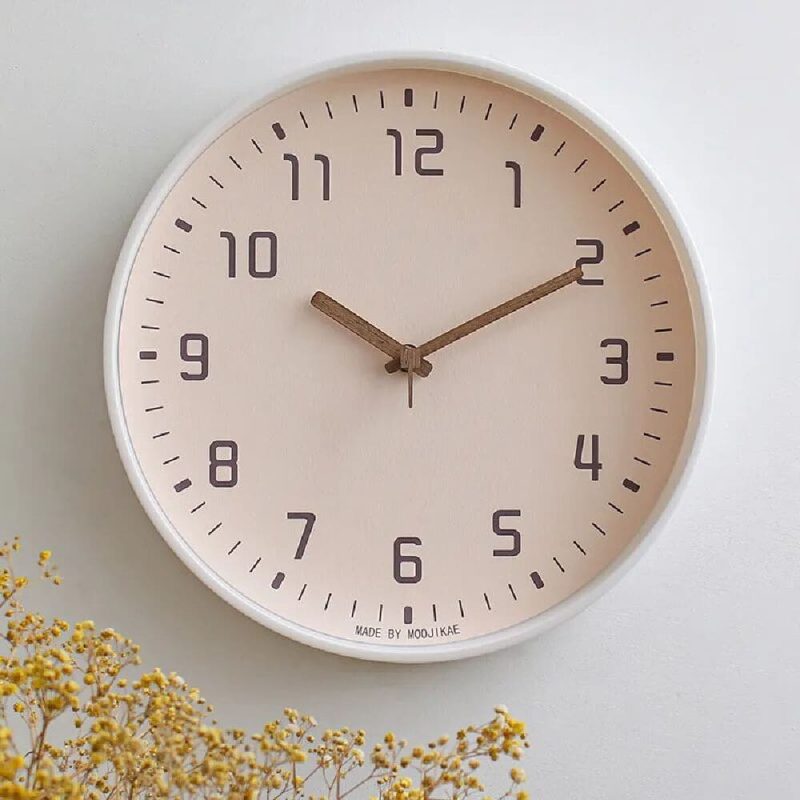 Reloj De Pared Beige