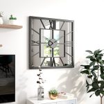 Reloj De Pared Grande Espejo 2