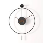 Reloj De Pared Grande Negro