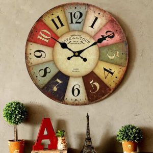 Reloj De Pared Madera Vintage 3