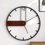 Reloj De Pared Moderno De Madera 3