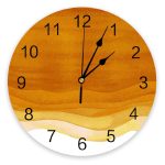 Reloj De Pared Naranja