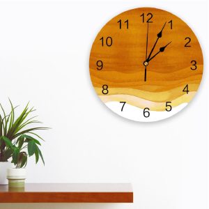 Reloj De Pared Naranja 3