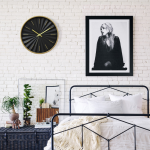 Reloj De Pared Negro