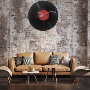 Reloj Pared Vintage Negro 2
